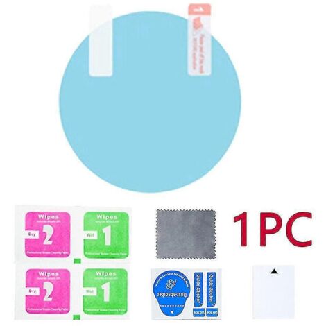 Film de protection imperméable et anti-pluie pour rétroviseurs et vitres latérales de voiture (95 mm x 95 mm). Film transparent pour une visibilité optimale.