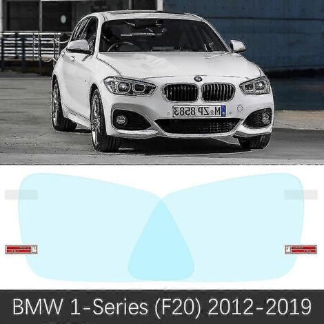 Film de protection pour rétroviseur intérieur BMW Série 1 (2005-2019) - Modèles E87, F20, E81, E82, E88 et F21 - Accessoires adhésifs anti-buée et imperméables - Série 1 F20 (2012-2019)