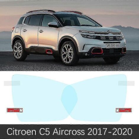 Film de protection pour rétroviseur intérieur Citroën C5 Aircross (2017-2020) : protection intégrale, anti-buée et imperméable. Accessoires inclus avec Citroën C5 Aircross (2018-).
