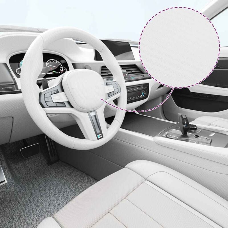 Films 3D de voiture 2 pcs Blanc 100x150 cm vidaXL