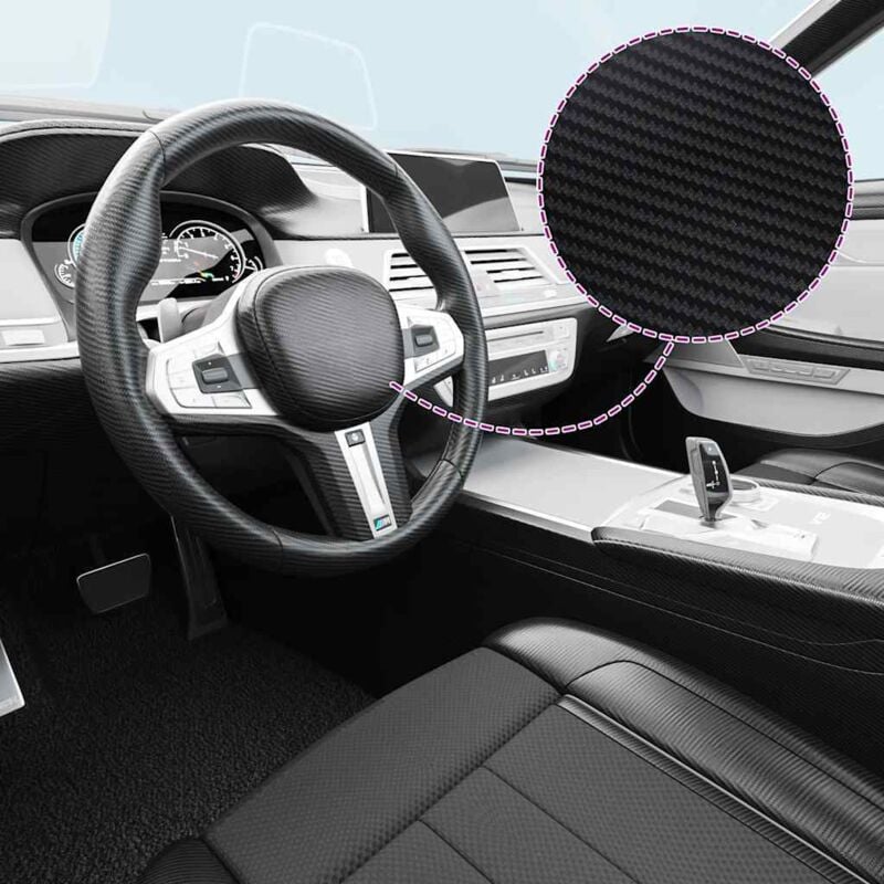 Vidaxl - Films 3D de voiture 2 pcs Noir 100x150 cm