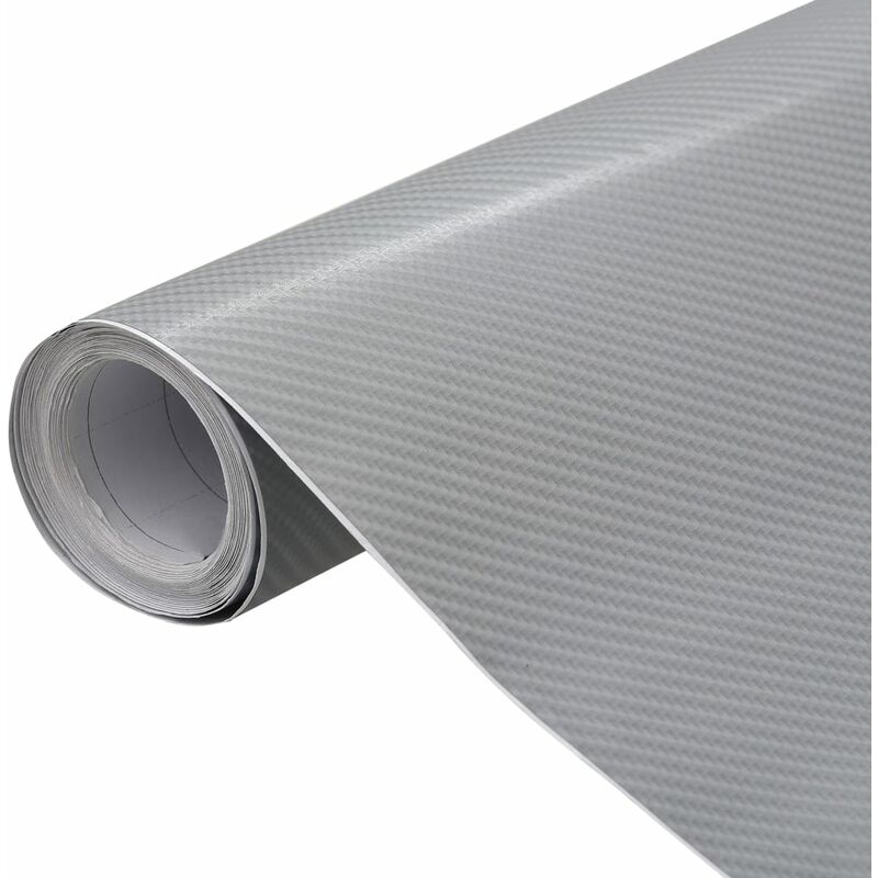 Vidaxl - Films 4D de voiture 2 pcs Argenté 100x150 cm Silver