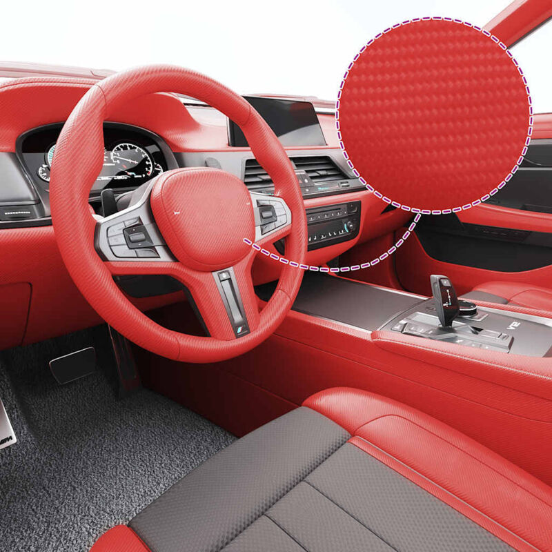 Vidaxl - Film 4D de voiture Rouge 100x150 cm Red