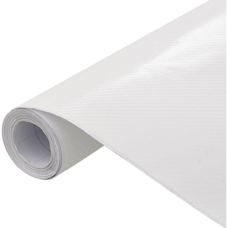 vidaXL Autofolien 2 Stk. 4D Weiß 100x150 cm+50x150 cm