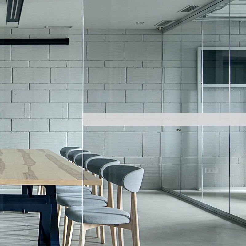 Dimexact - Bande de signalisation pour vitrage à bande dépolie