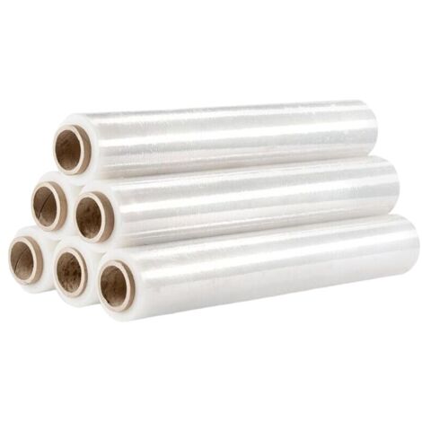 6 Rotoli Di Pellicola Estensibile Trasparente Da 51 Cm X 95 M | Pellicola Per Imballaggio Per Pacchi E Pallet | Pellicola Elastica Per Trasloco | Leroy Merlin - Foto 7