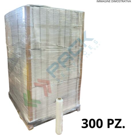 V1 Trade Film Estensibile Imballaggio 150m/50cm - 2 x Rotolo Pellicola  Trasparente - Plastica per Imballaggio - Pellicola Imballaggio Trasloco :  : Cancelleria e prodotti per ufficio