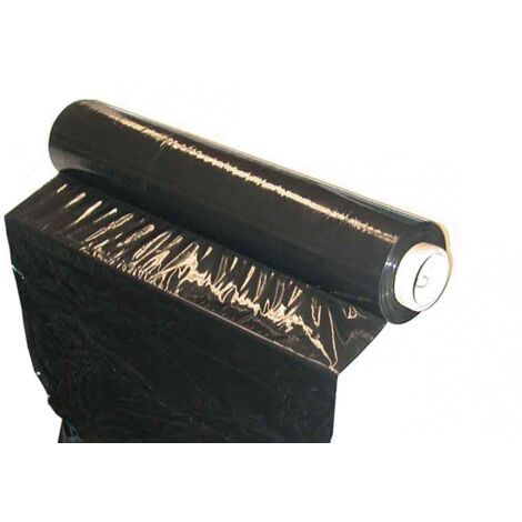 Film estensibile  nero  500 mm x 300 m, 23 µm