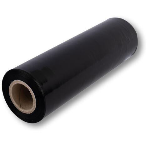 Film estirable Minirap 0,75 kg  23 µm  25 cm  fi38  negro