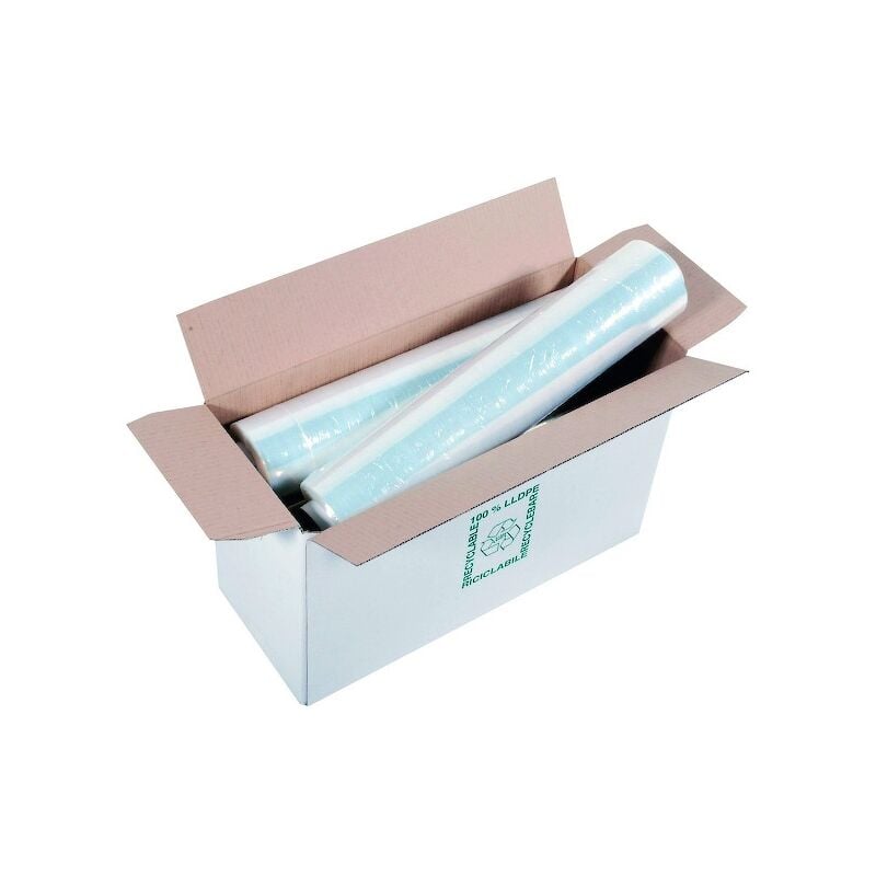 Film étirable - Coloris : transparent - Longueur : 300 m - Largeur : 450 mm - Épaisseur : 15 µm Cenpac