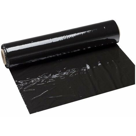 Film étirable noir, L.300 m x l.45 cm