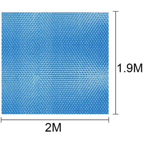 Film isolant pour couverture de piscine et tapis de piscine sous la pluie