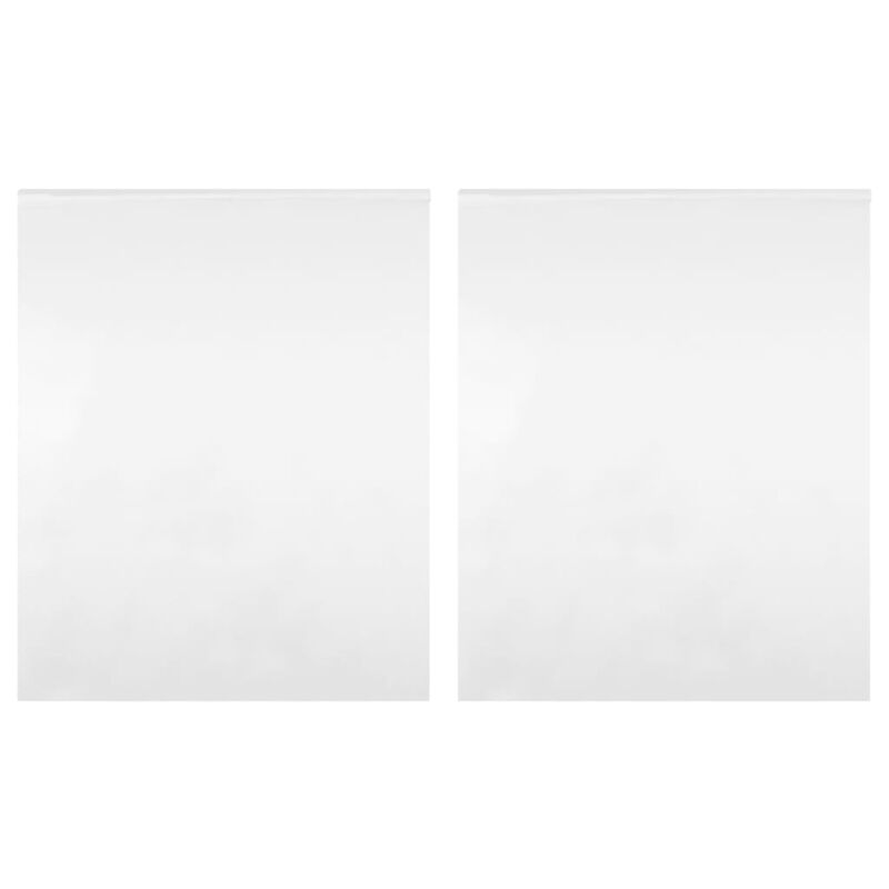 Vidaxl - Films de miroir 2 pcs auto-adhésive 60x200 cm pet