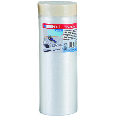 FILM PER MASCHERATURA + NASTRO ADESIVO CM.270 X 16 MT espositore 12 pezzi