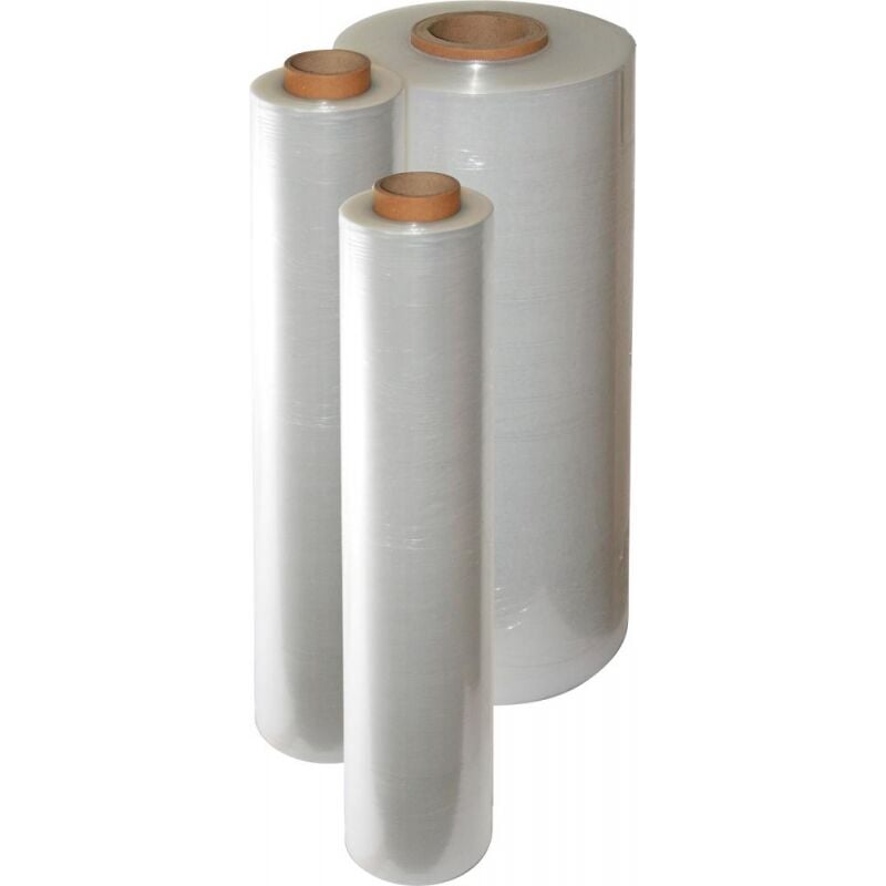 Film plastique extensible transparent, Larg. : du rouleau : 300 m