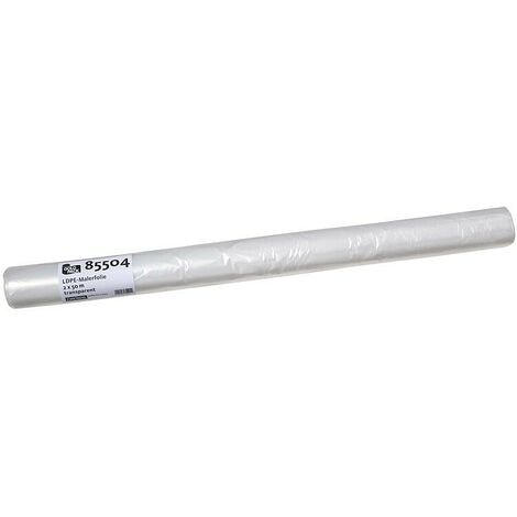 Film pour travaux de peinture en LDPE 2 x 50 mètres UE 1 pièce