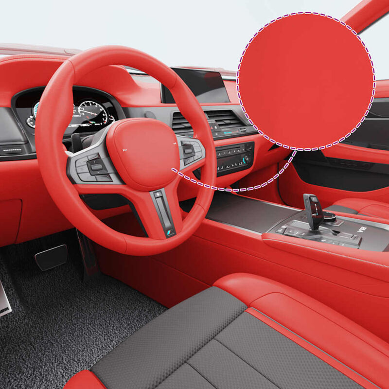 Films de voiture 2 pcs Rouge mat 100x150 cm+50x150 cm Vidaxl rouge mat