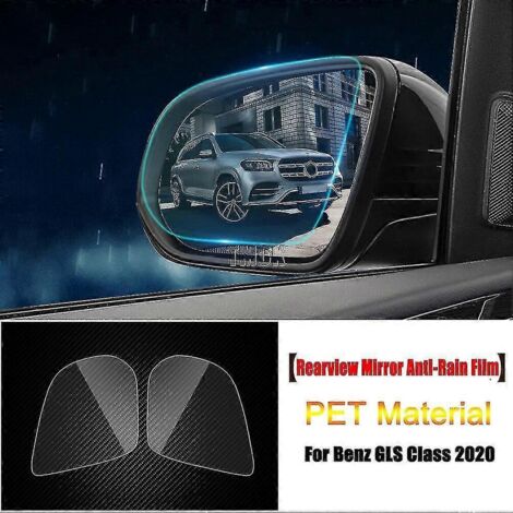 Film protecteur anti-buée, imperméable et résistant à la pluie pour rétroviseur intérieur Mercedes-Benz Classe GLE/GLS W167/V167/GLE350/GLE450/X167/GLS450 - Pour GLS 2020