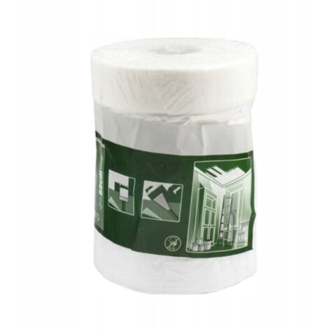 Film Protecteur avec Ruban Adhésif - 55 cm x 33 m - Protection Efficace - Facile à Utiliser