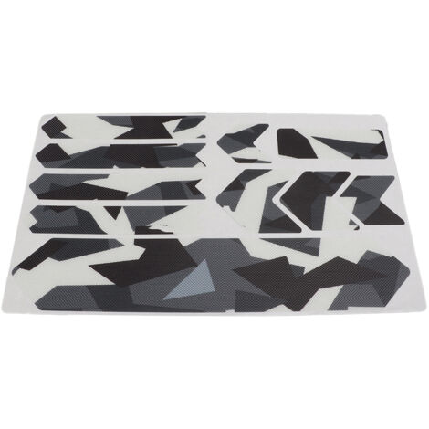 Film Protecteur pour Cadre de Vélo 3D - Adhésif Décoratif pour VTT et Vélo de Route, Design Blocs de Couleur