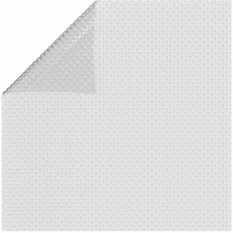 Film solaire de piscine flottant PE 732x366 cm Gris