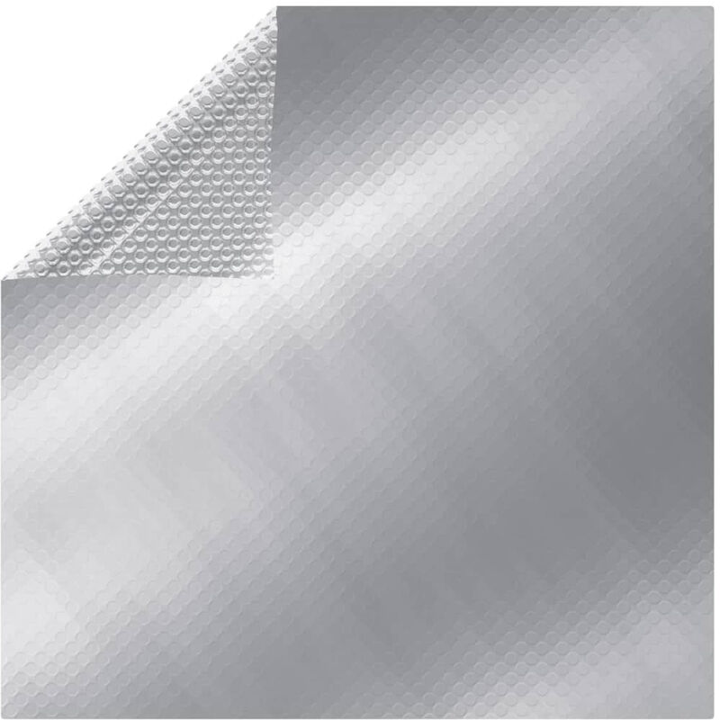 Asupermall - Film solaire de piscine PE rectangulaire flottant 6x4 m Argente