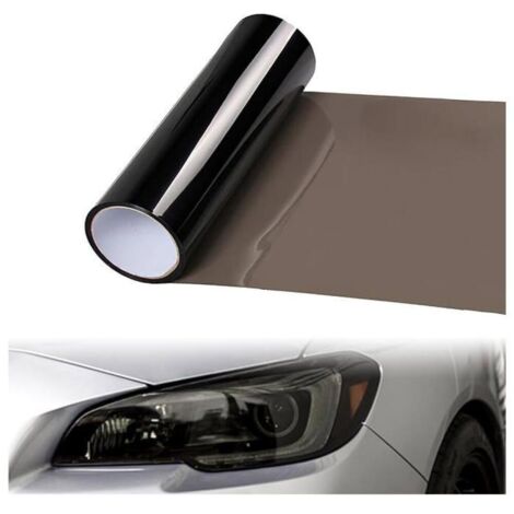 Film teinté pour phares voiture,120 x 30 cm,noir,film teinté pour phares voiture,film teinté vinyle transparent feux antibrouillard