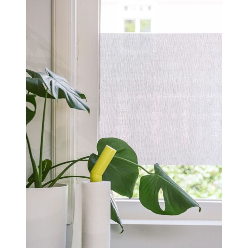 Film textile tamisant pour fenêtre - Ecru - L45 x Hcm