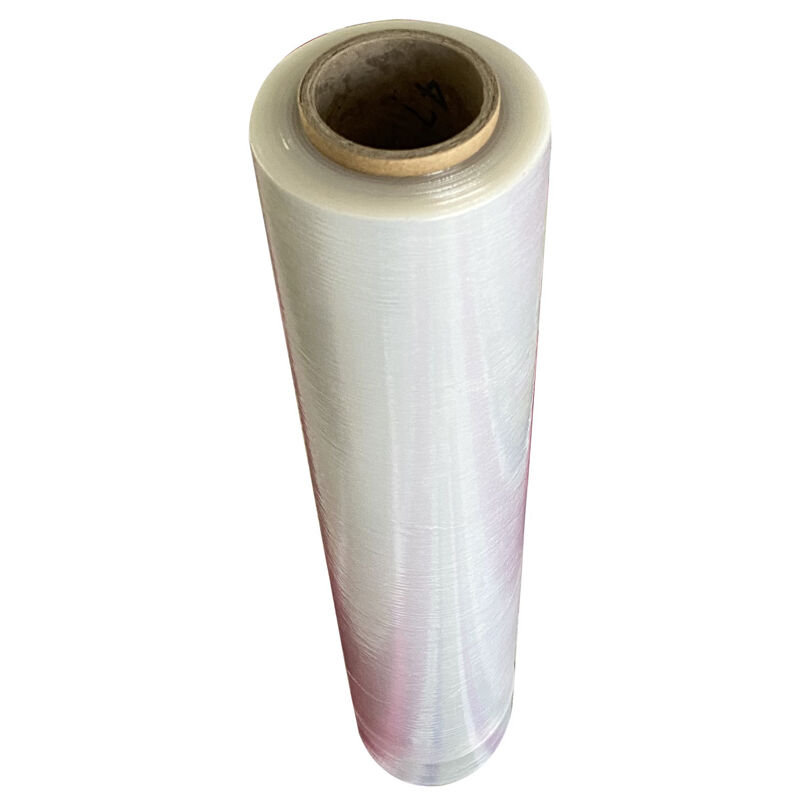 Film étirable manuel transparent largeur 450mm (carton de 6 bobines)