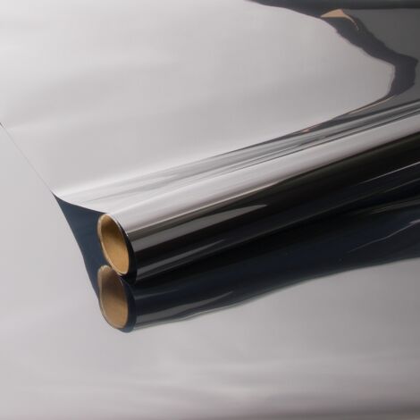 Film vitrostatique mirroir sans tain 150 x 67,5cm - Mirroir.