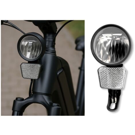 FILMER Fahrrad-Scheinwerfer 49002, Premium, E-Bike, 90 LUX, 6...48 V