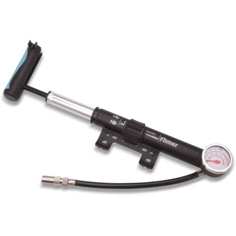 FILMER Handluftpumpe Premium 49342, mit Manometer, 8 bar