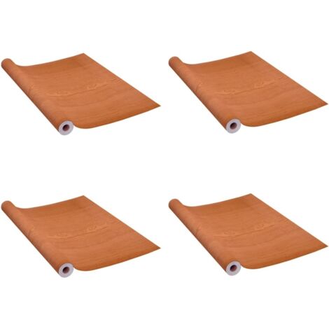 Films autoadhésifs pour portes 4 pcs Chêne clair 210x90 cm PVC CFW18563