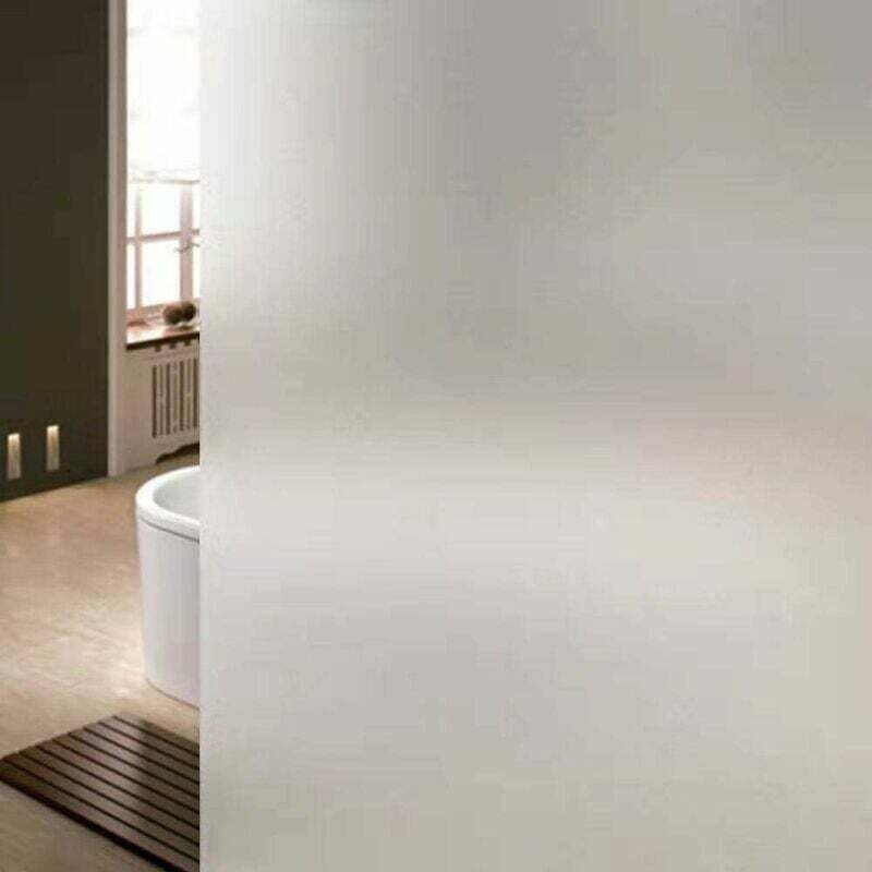 Films pour fenêtres Film électrostatique de confidentialité pour fenêtre Films de fenêtre occultants non adhésifs Protection anti-UV pour bureau,