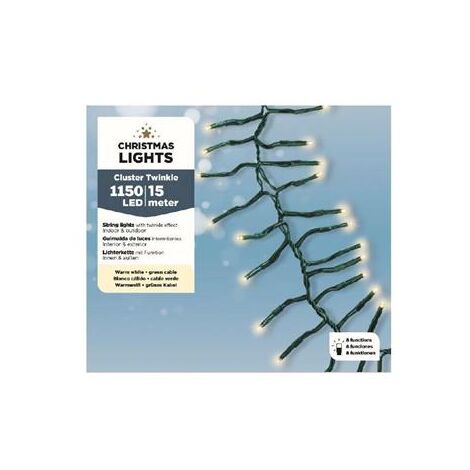 Filo 1150 Luces Led Blanco Cálido 8 Funciones Efecto... - Ibs