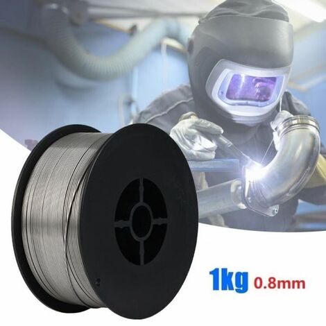 Filo Animato Per Saldatrice No Gas Bobina da 0,8 mm 1 kg MIG E71T-GS