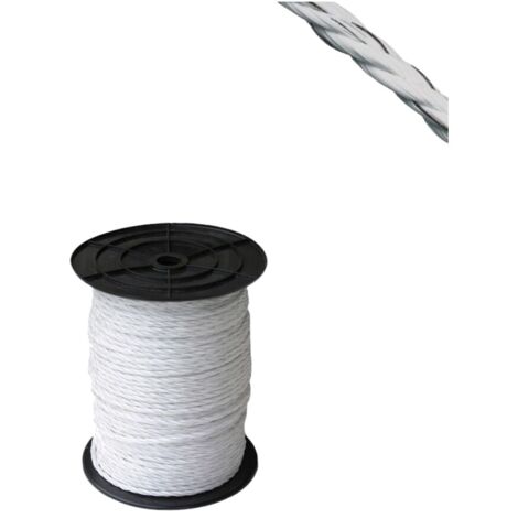 Filo Cavo 6 mm Alta Resistenza Recinzione Recinto Elettrico Pascolo 200 Metri