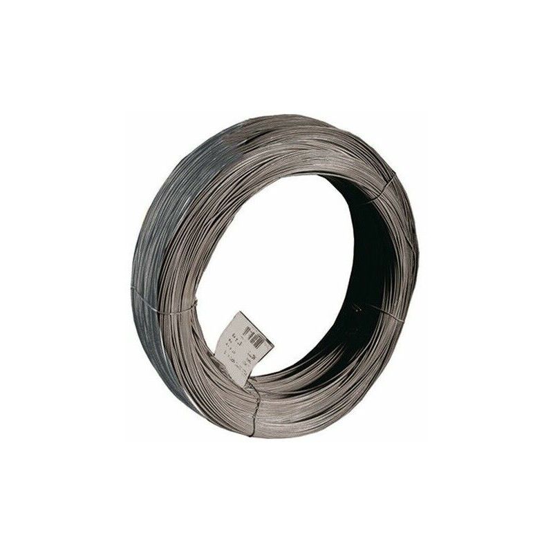 Image of Filo cotto nero n19 ø 4mm 25kg legature recinzione rete fil di ferro cavatorta