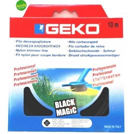 Filo decespugliatore Geko nylon quadro 3mm 50mt