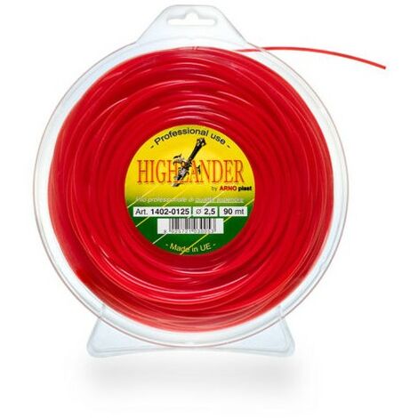 Filo Decespugliatore Highlander Arancio Diam. 4mm x 30MT