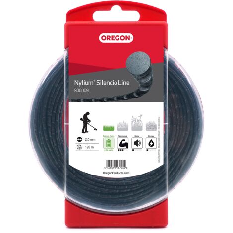 Filo decespugliatore oregon tool Nylium Silencio nero 2.0 mm 126 m