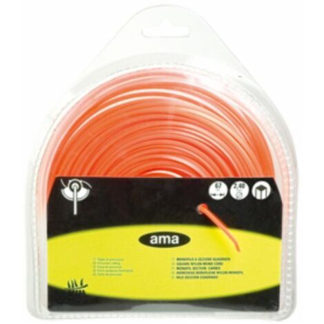 Filo decespugliatore sezione quadrata Ø 2,40mm 67m
