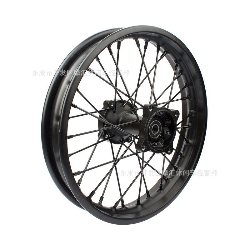 Filo di acciaio nero dell&39orlo del mozzo della