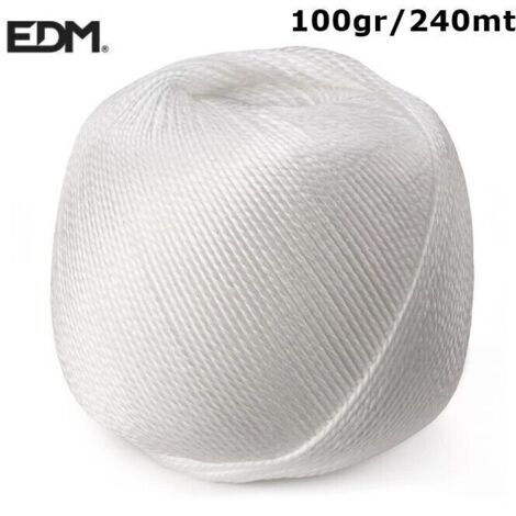 Filo di cotone incorporato per elettroerosione 100 g/240 m Bianco