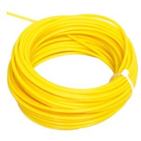 Filo di nylon per decespugliatore tondo professionale mm.2,4 da 15 ml x giardino