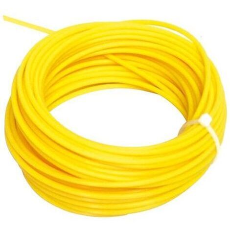 Filo di nylon per decespugliatore tondo professionale mm.3,3 da 15 ml x giardino