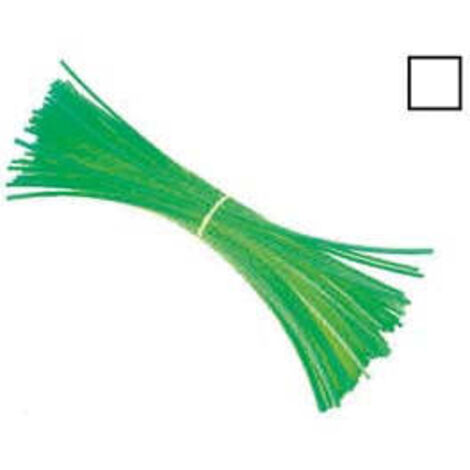 Filo Di Nylon Quadro Per Decespugliatore - mm.3 in spezzoni da cm.36 - conf. 30 pezzi