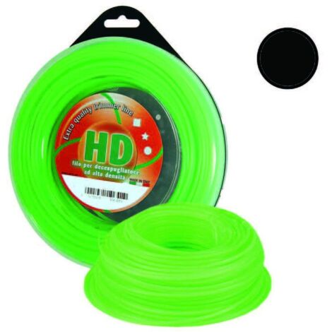 Filo di nylon tondo professionale per decescpugliatore - Diametro: Ø mm 3 - Lunghezza: matassa mt 15