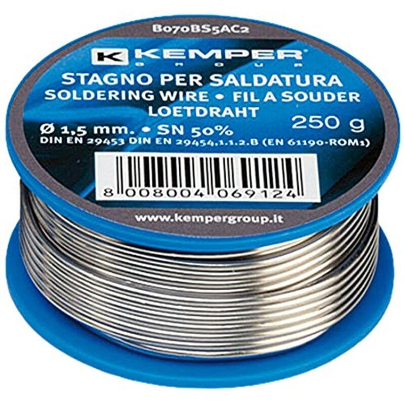 Image of K Kemper group, L070BS5AC2 Filo di Stagno 50%, Diametro 1,5, 250 g