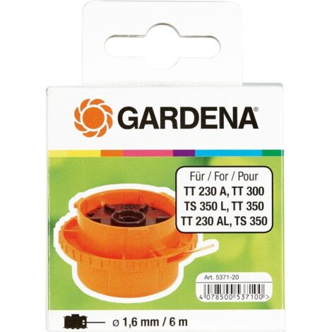 Filo di taglio Gardena 6 metri nero arancione
